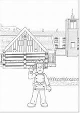 Firefighter Coloring Pages sketch template