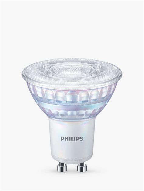 Philips 4W GU10 LED Dimmable Spotlight Bulb, Warm White, Pack of 3