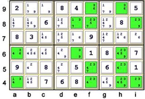 Sudoku X Wing Technique with Examples