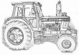 Kleurplaat Tractor Peuter Kleurplaten Trekker  sketch template