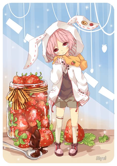 Strawberry Bunny by Myul on DeviantArt