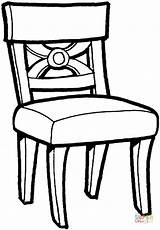 Chair Coloring Pages  Nation sketch template