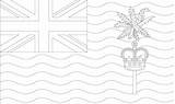 World Flags Coloring Pages sketch template