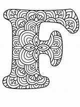 Letter A Mandala Alphabet Coloring Page  Free Printable Pages sketch template
