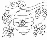 Bee An Beehive coloring Page  Download Print Or Color Online For Free sketch template