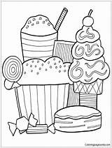 166 Desserts Coloring Pages  ColoringPagesOnlycom sketch template