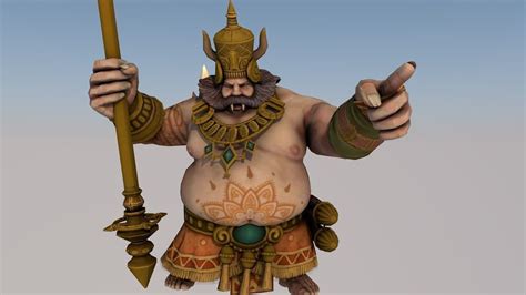 3D asset Kumbhakarna Ramayana | CGTrader