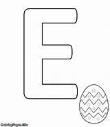 Letter E Coloring Pages To Download And Print For Free Classic sketch template
