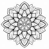 Premium Photo  Ornate Black And White Flower Coloring Page sketch template