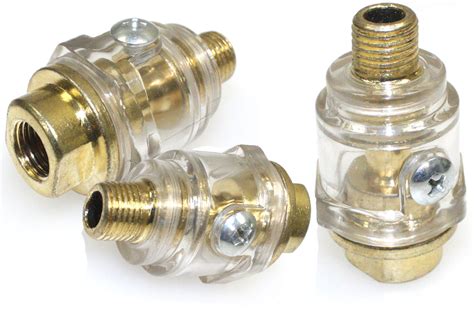 LOT of 3 Mini IN-LINE OILER LUBRICATOR Oil for Air Tools Air Line Oiler 1/4" – EconoSuperStore