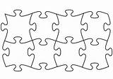 Puzzle Pieces coloring Page  ColouringPages sketch template