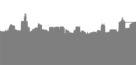 Grey Skyline Clip Art at Clker.com - vector clip art online, royalty ...