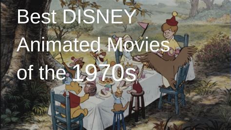 RANKED Disney Animated Films of the 1970s - YouTube