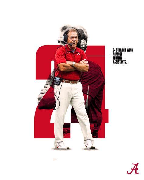 Nick Saban, Alabama Crimson Tide on Behance