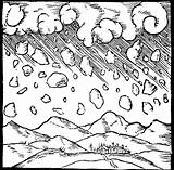 Meteor Shower Coloring Pages Sketch Page sketch template
