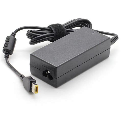 Lenovo 20V 3.25A Compatible Laptop Charger 65W AC Power Adapter Yellow Square Pin USB Notebook ...