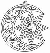 Pentacle Coloring Pages sketch template