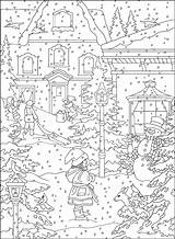 Winter Coloring Pages For Adults  Best Kids sketch template