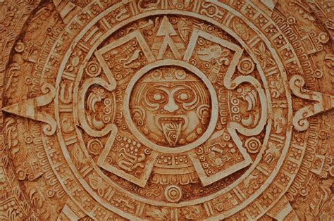 Ancient Mayan Sun God