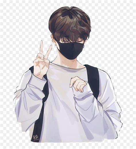 Bts Jungkook Btsjungkook Animeboy Anime Fanartbts Kpop - Jungkook Bts En Anime, HD Png Download ...