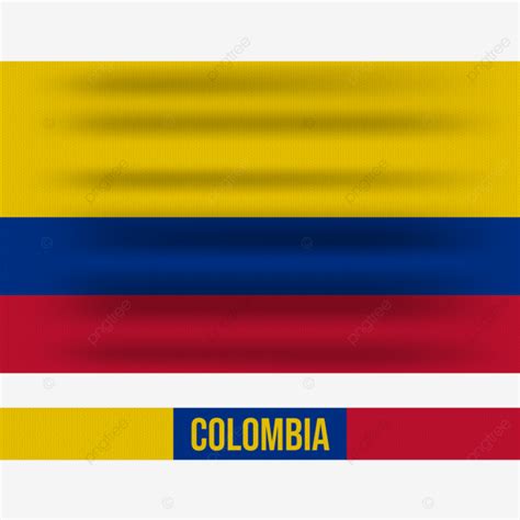 Waving Fluttering National Flag Of Colombia Vector, Closeup Colombia Flag, Waving In The Wind ...