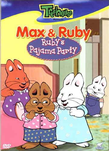 Max and Ruby - Ruby's Pajama Party on DVD Movie