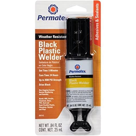 Permatex 84145 Black Plastic Tank Repair Kit - Walmart.com - Walmart.com