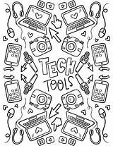 Technology Coloring Page Printable Pages Tec  Vrogueco sketch template