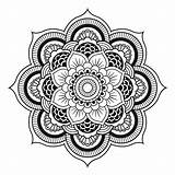 Mandala To Download Free Simple flower  Mandalas Coloring Pages For Adults sketch template