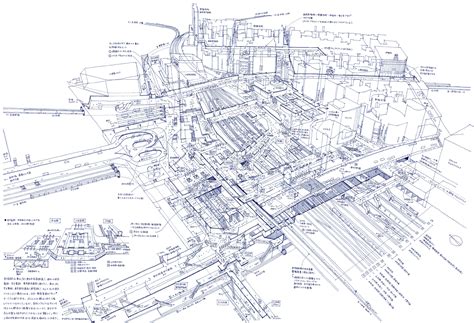 Lose Yourself in Tomoyuki Tanaka’s X-Ray Illustrations of Tokyo Train ...