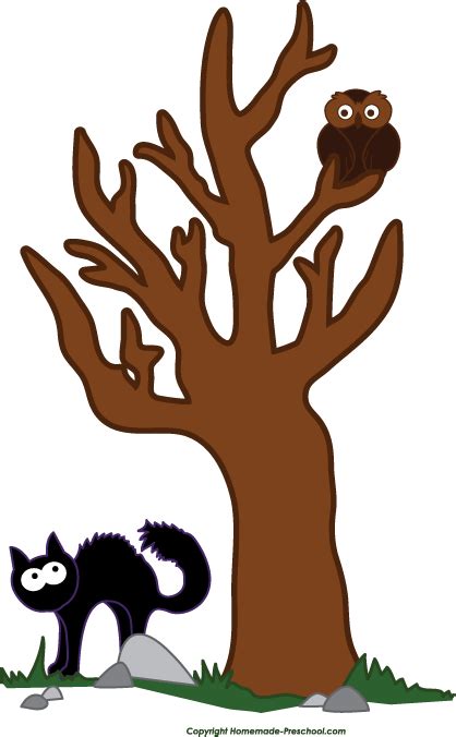 Halloween Tree Clipart | Free download on ClipArtMag