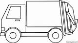 Garbage Truck Coloring Pages 21 Free Printables  ColoringAll sketch template