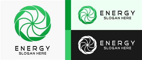 energy logo design template with creative abstract vortex concept. premium vector logo ...