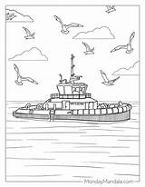 32 Boat & Ship Coloring Pages Free PDF Printables sketch template