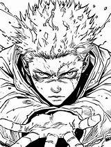 150  Printable JUJUTSU KAISEN Coloring Pages Digital Download Etsy sketch template