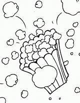 Popcorn Coloring Pages  Coloring Home sketch template