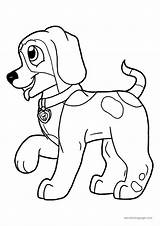 Rusty Full Body Dog Coloring Page  Wecoloringpagecom sketch template