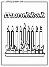 Menorah Hanukkah Chanukka Kleurplaten Kleurplaat Chanuka Hannukah  sketch template