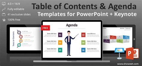 Table of Content Templates for PowerPoint and Keynote