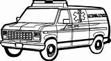 Ambulance Coloring Pages To Print sketch template