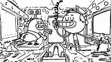 Nickelodeon S Breadwinners Rises Number One Coloring Page  sketch template