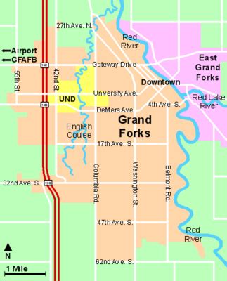 Template:Location map USA Grand Forks - Wikipedia