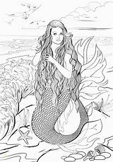 Mermaid Face By Natuskadpi Sirens Kids Coloring Pages  Vrogueco sketch template