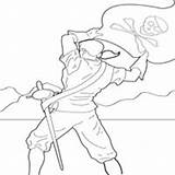 Jolly Roger Coloring Page sketch template