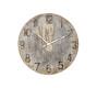 Distressed Steel Wall Clock | Decorative Clock | Pottery Barn