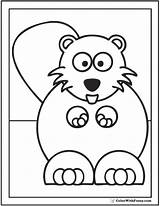 Beaver Coloring Pages sketch template