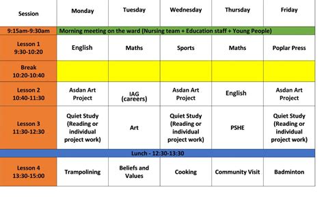 School Timetable