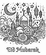 Eid Mubarak coloring pages  ColoringLib sketch template
