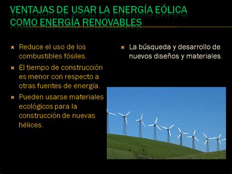 Energía Eólica en el Medio Ambiente