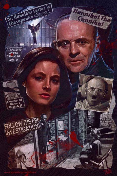 The artwork for this Silence of the Lambs poster looks like it could ...